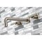 Kingston Brass KS6028CML Wall Mount Tub Faucet, Brushed Nickel KS6028CML - alternate 3